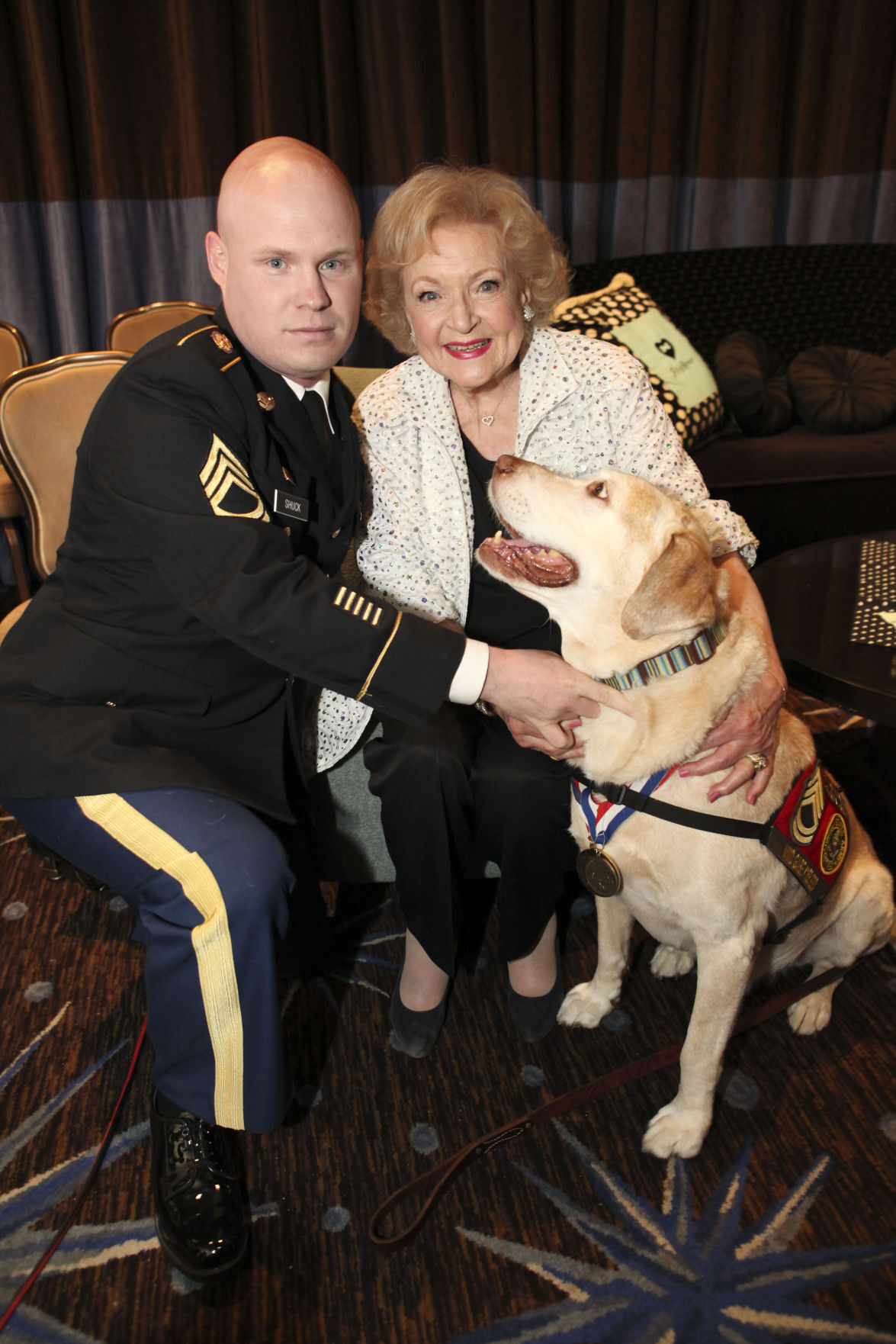 2012: Chuck Shuck, Betty White, Gabe